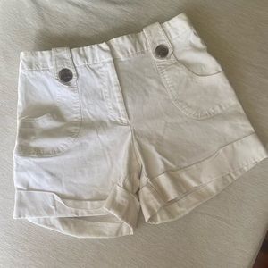 Felix white cotton short with pockets excellent condition purchased at intermix